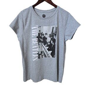 The Beatles Studio Session Distressed Graphic Band Tee Shirt